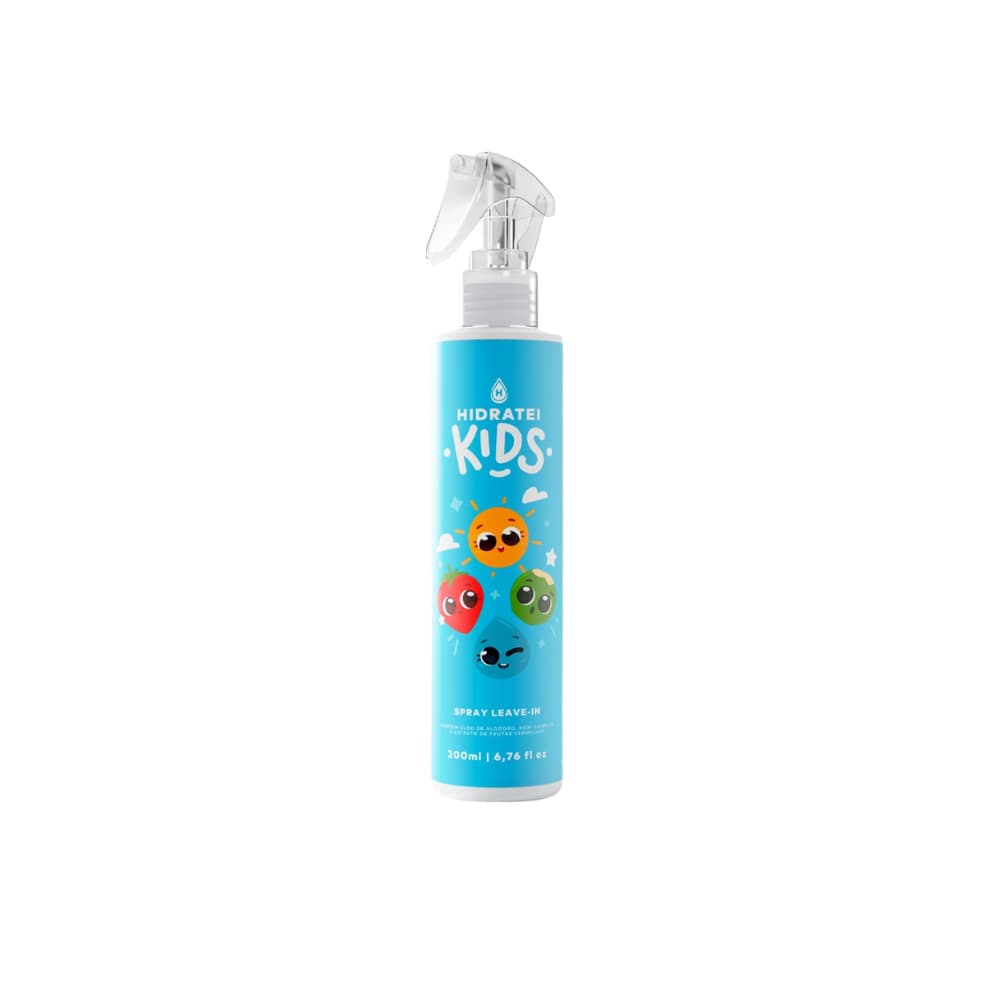 Spray Capilar Infantil Hidratei Kids 200ml Hidratação Proteção Desembaraçante Cabelos Macios