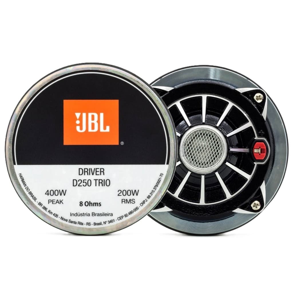 Kit 2 Driver JBL D250 Trio 200w Rms 8 Ohms Drive Corneta Selenium