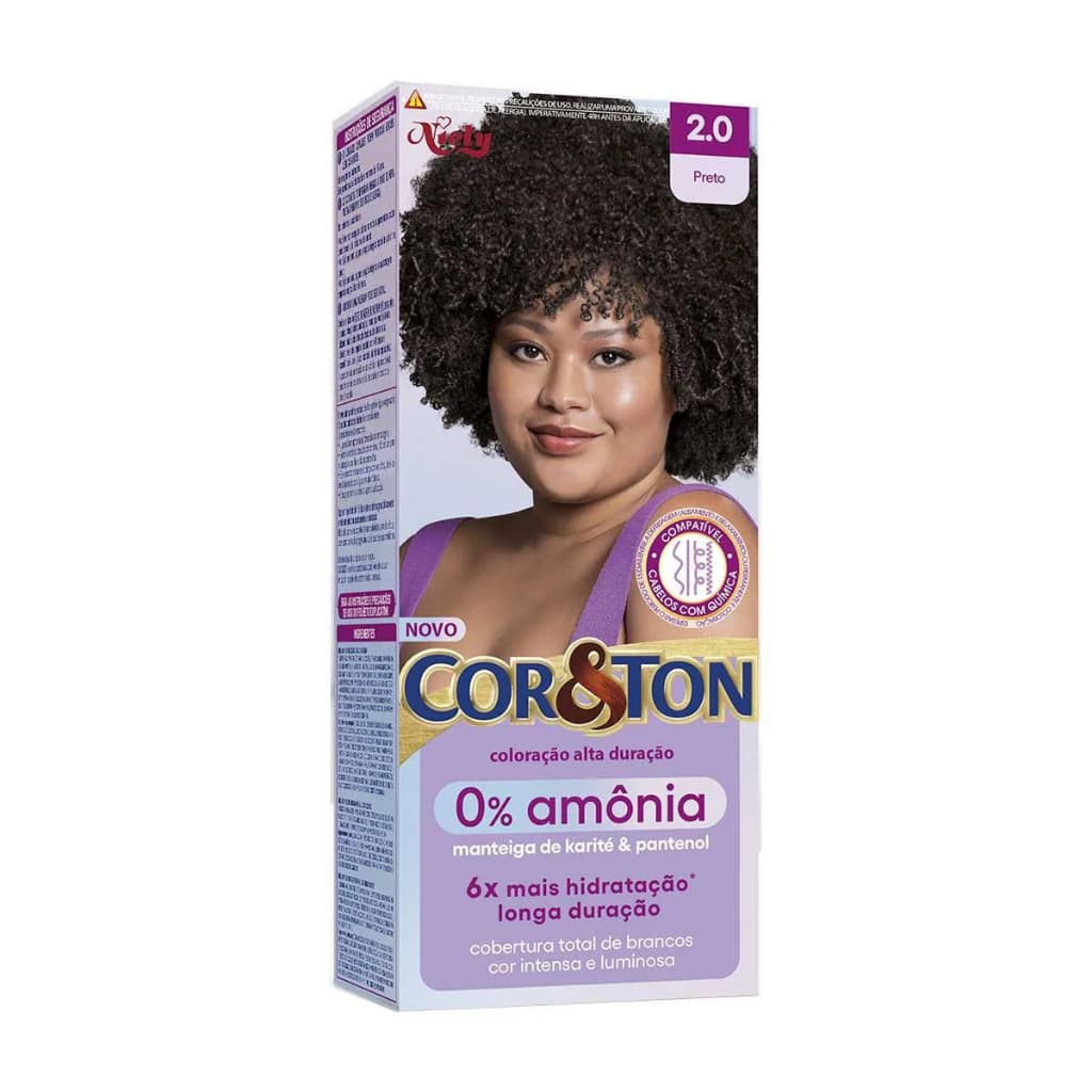 Tinta De Cabelo Cor&Ton Niely 2.0 Sem Amônia
