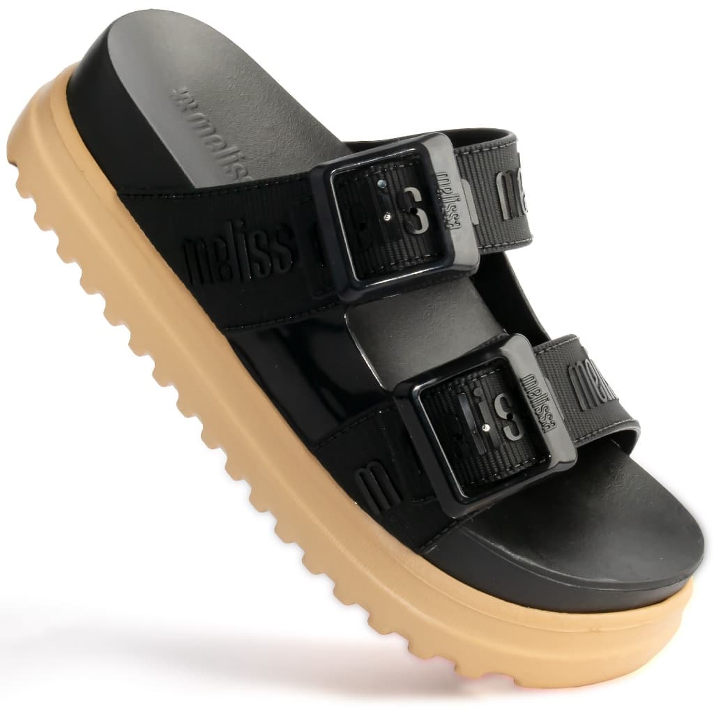 Sandália Melissa Feminina Cozy M-lover Platform Original 35977 Preto