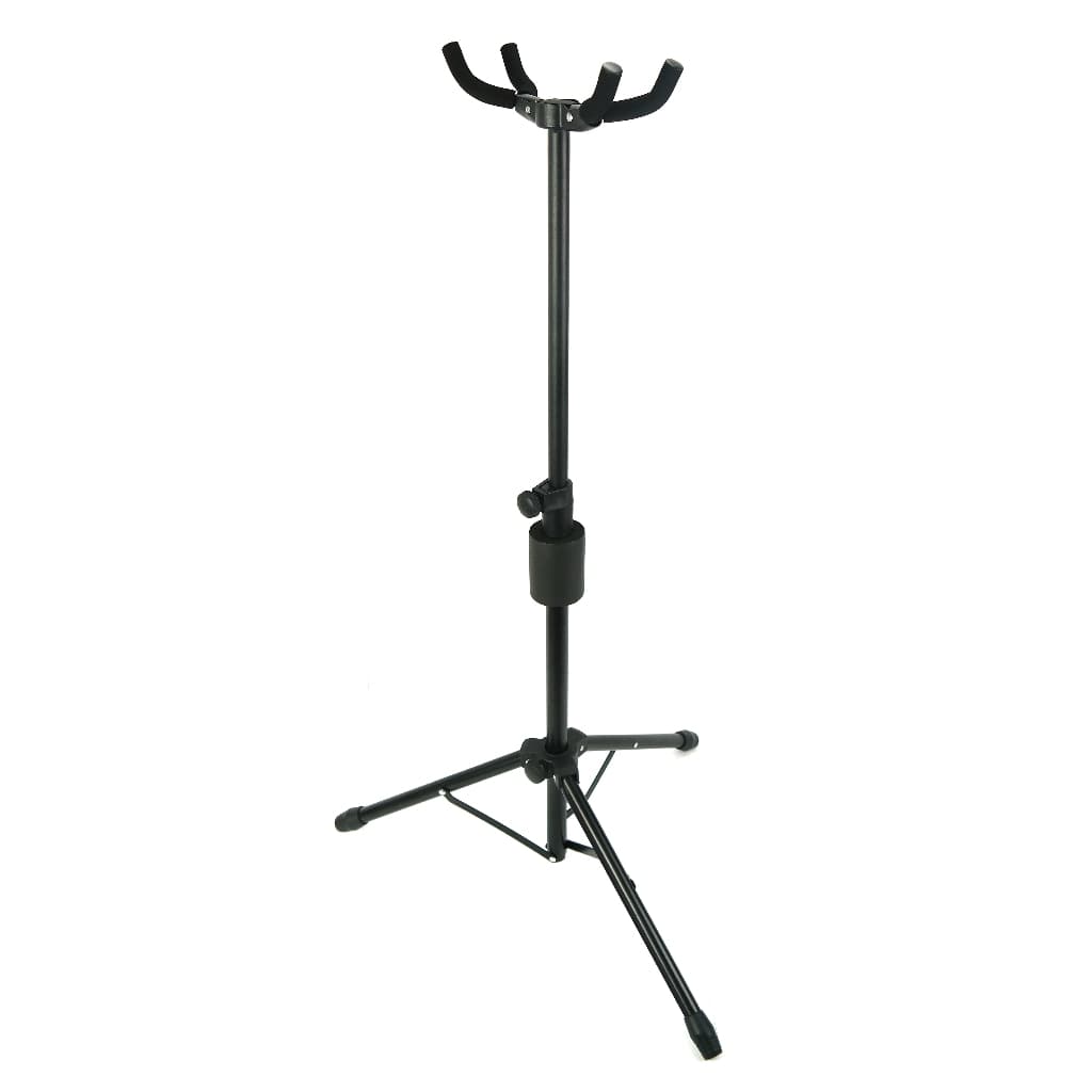 Suporte violão Duplo de chão MXT MX-22C para Violão e Guitarra Regulável em Metal com Espuma de Proteção
