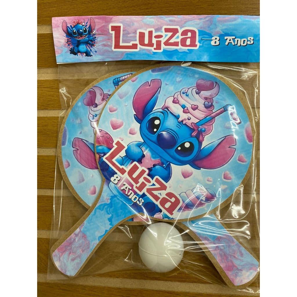 12 KITS Raquetes de ping pong Lembrancinha personalizada Festa Infatil
