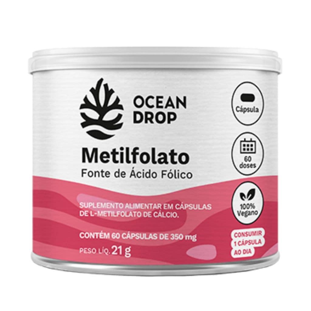 Metilfolato 60 caps 350mg- Ocean drop