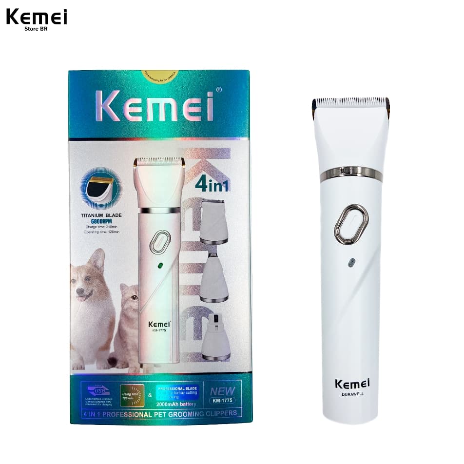 Máquina de  Tosa Kemei KM-1775 – Profissional para Animais de Estimação Pet