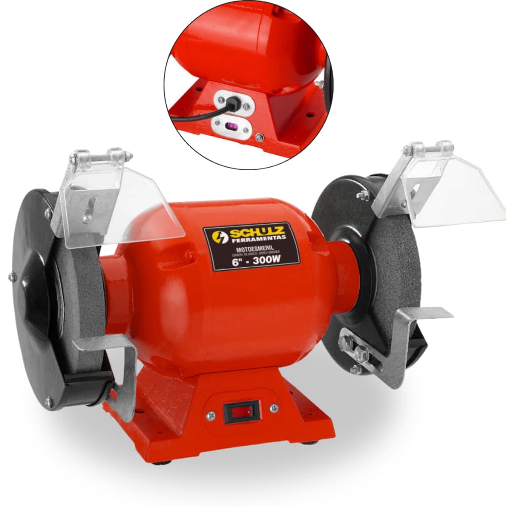 Motoesmeril de Bancada Schulz 6" 152mm 300W 3450RPM Bivolt