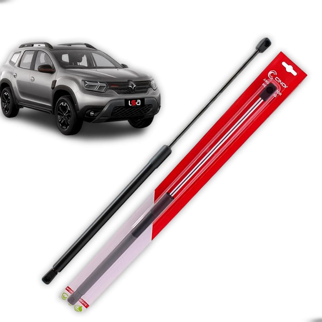 Amortecedor de Porta Malas Renault Duster 2011-2025 Aço/Ferro, Ambos Lados, Fácil Instalação, Sob Medida, 1 Unidade