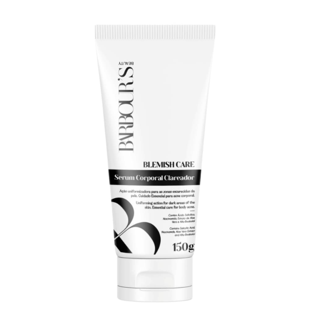 Sérum Corporal Clareador Blemish Care Barbour's Beauty 150g Ação Uniformizadora Clareador de Manchas