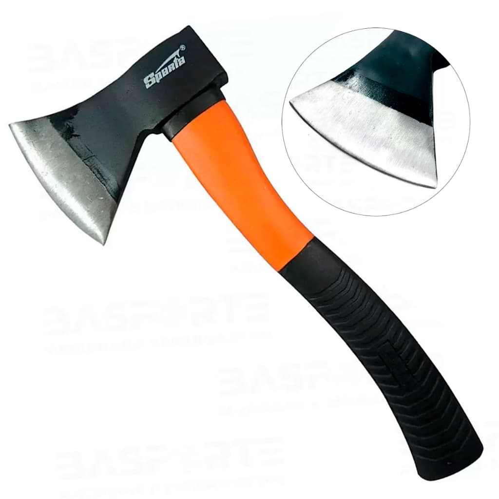 Machado Tipo Machadinho Com Cabo De Fibra 600g Profissional Resistente Corte Lenha Jardinagem