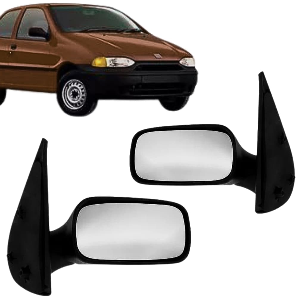 Par Retrovisor Palio e Strada 2 Portas 1996 1997 1998 1999 2000 Sem Controle