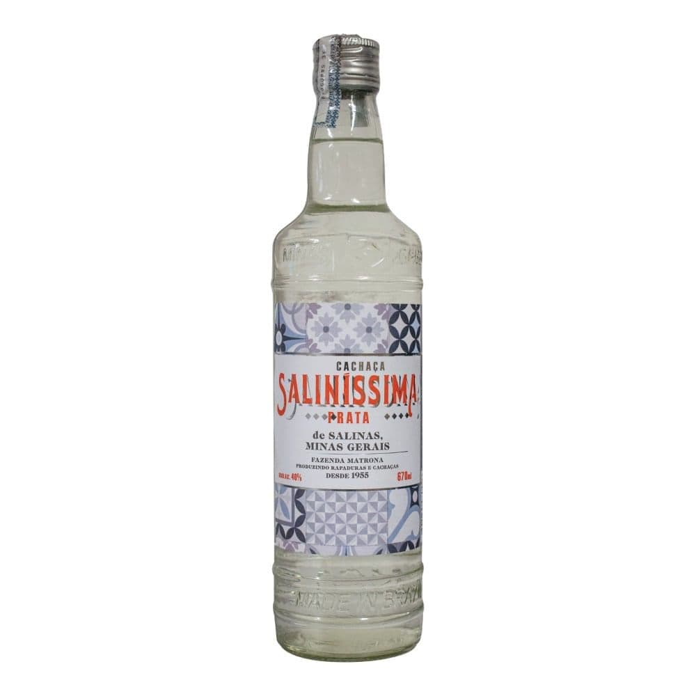 CACHACA SALINISSIMA PRATA 670ML