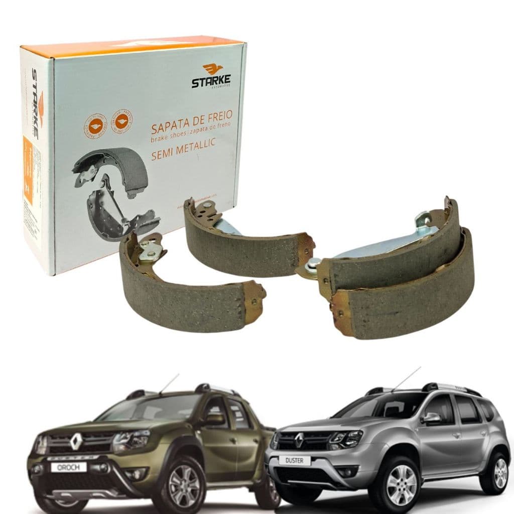 Sapata Lona De Freio Captur Duster Oroch Zoe  1.6 2.0 E-tech 2012 Em Diante