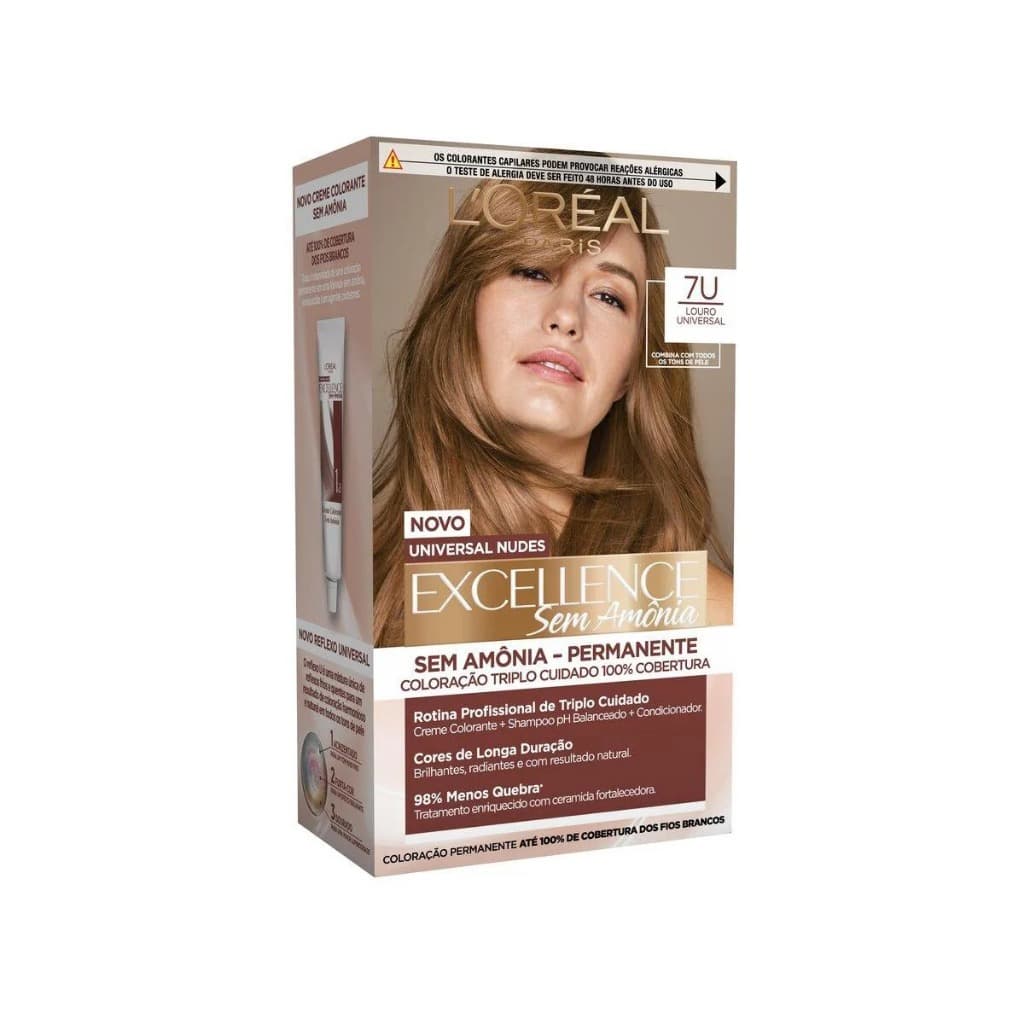 Tinta De Cabelo Imédia Excellence Sem Amônia Louro Universal