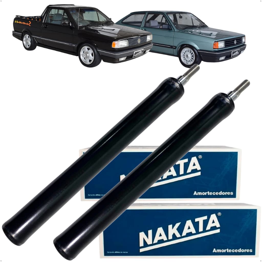Par Amortecedor Dianteiro Nakata Vw Gol G1 G2 G3 G4 Voyage G1 Quadrado Parati Saveiro