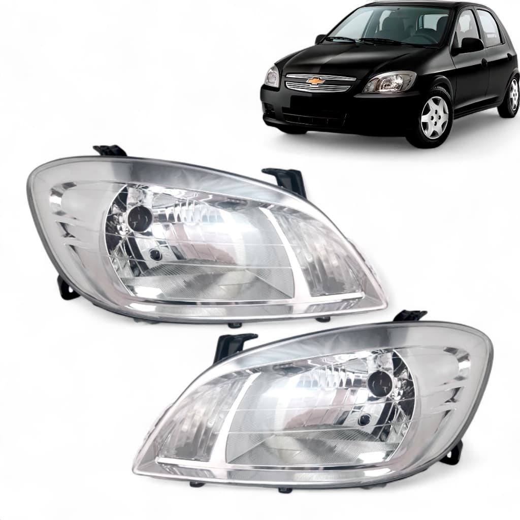 Farol Celta 2007 A 2015 Prisma 2006 A 2012 Cromado