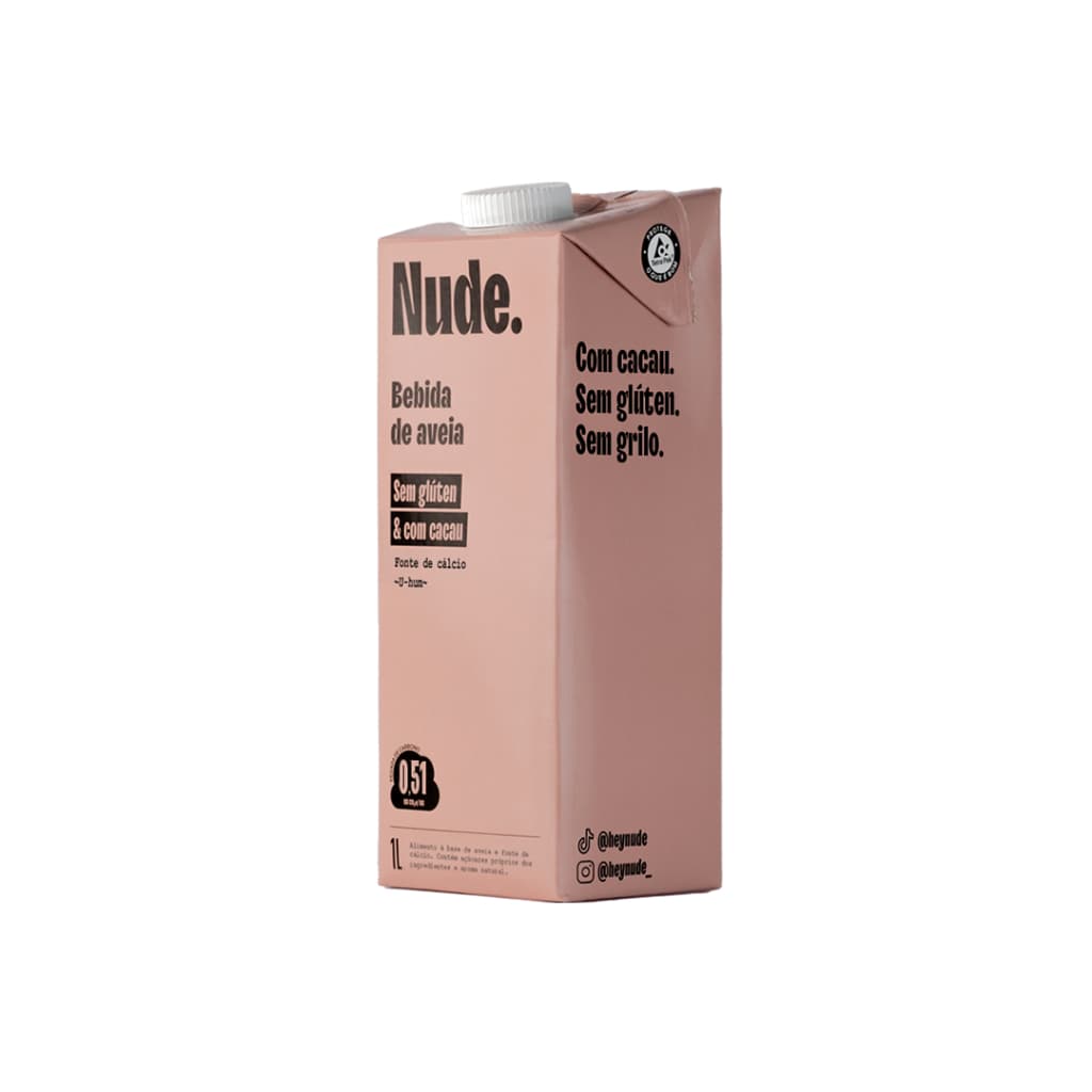 Nude Bebida de Aveia Cacau 1L