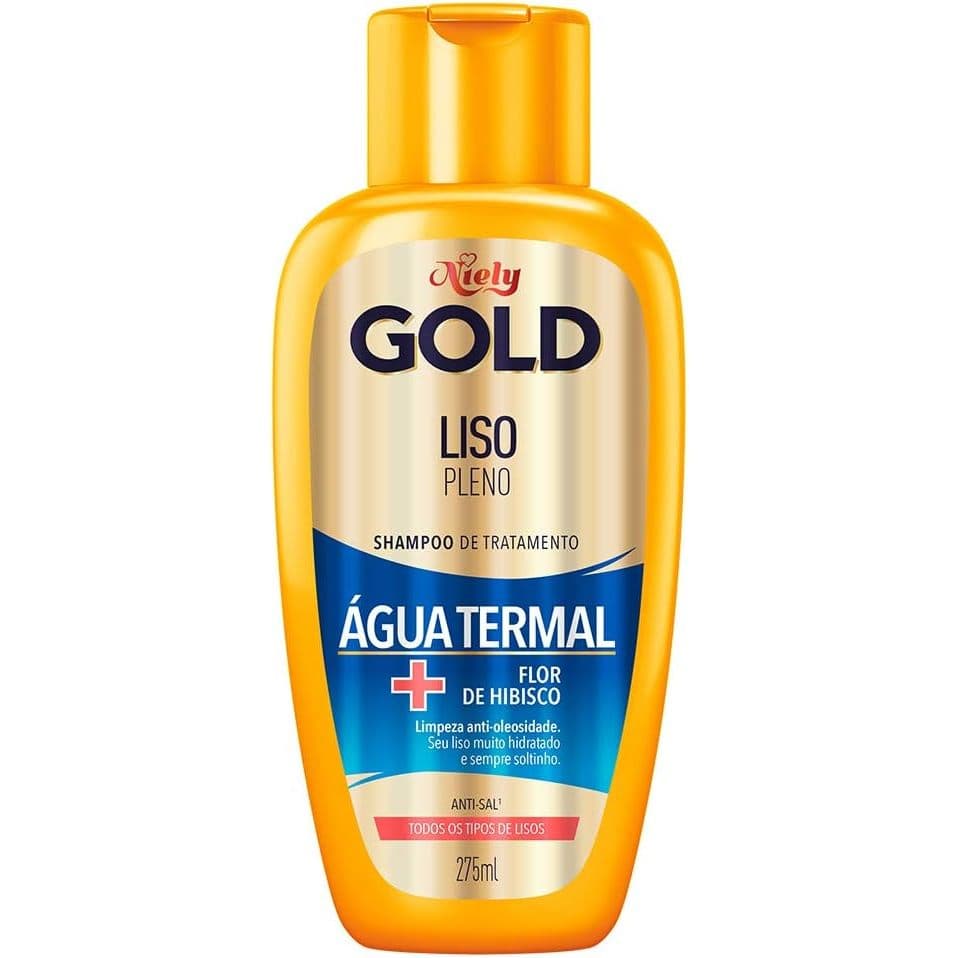 Shampoo Niely Gold Liso Pleno Com 275ml
