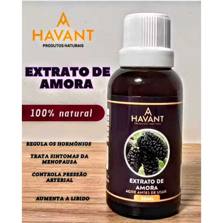 EXTRATO DE AMORA 30ML 100%NATURAL