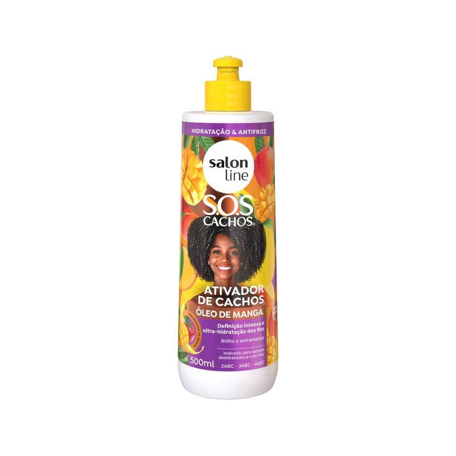 Ativador de Cachos SOS Cachos Óleo de Manga Salon Line 500ml