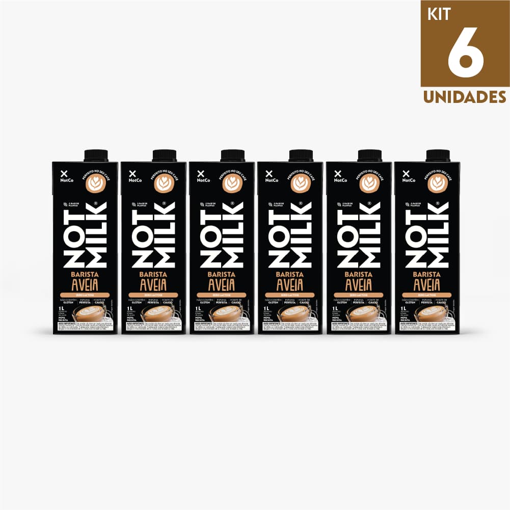 Kit Bebida Vegetal NotCo NotMilk Barista 1L