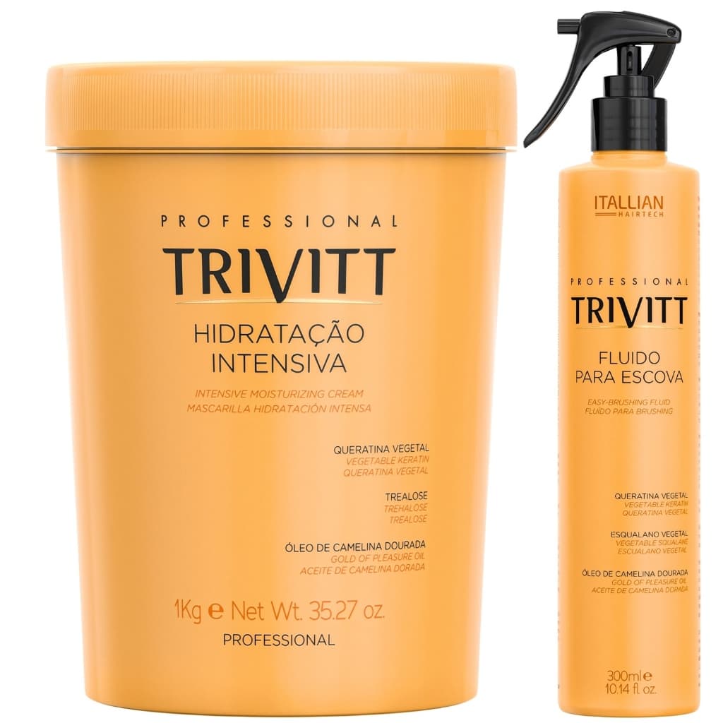 Hidratação Intensiva Trivitt 1kg + Fluido Para Escova