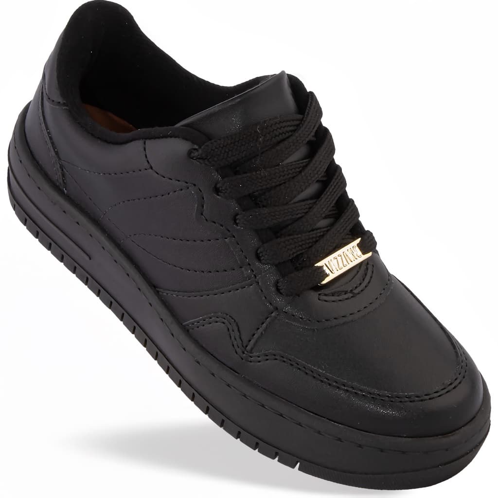 Tênis Vizzano Casual Feminino Conforto Original 1389 Preto