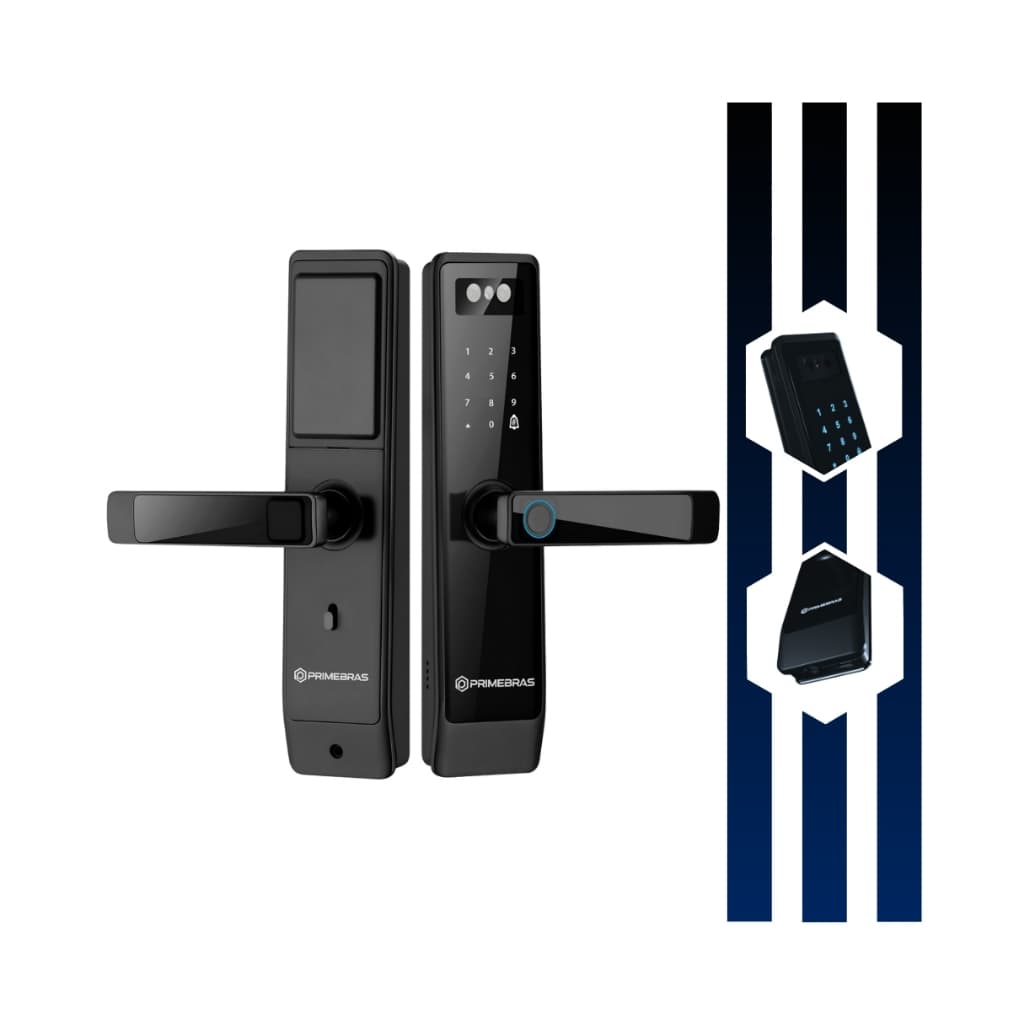 Fechadura Reconhecimento Facial Wi-Fi Frankfurt P7001 Primebras