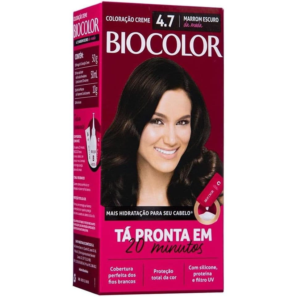 Tinta De Cabelo Biocolor Marrom Escuro Moda 4.7 Mini