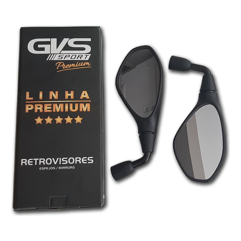 Retrovisor Gvs Bmw F800 Rebaixado 90° Honda Lente Convexa