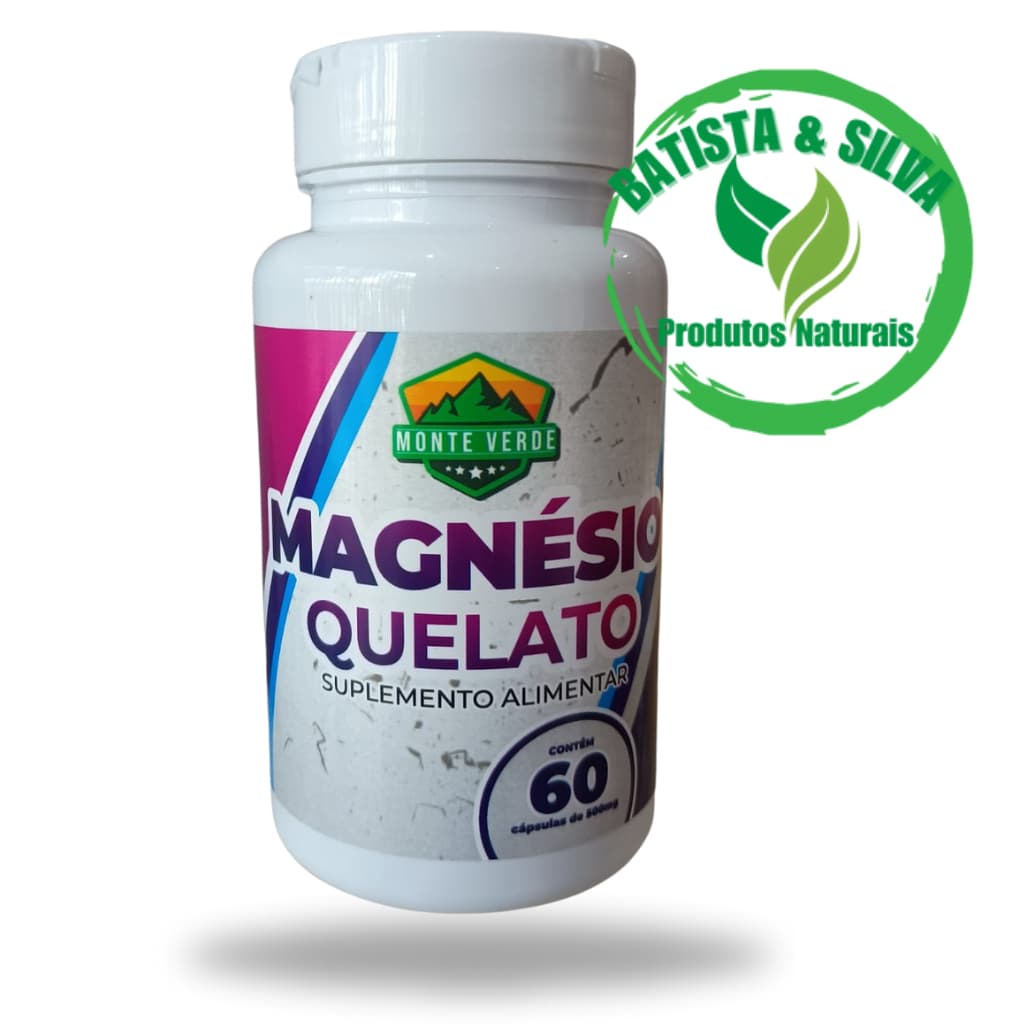 Suplemento Alimentar - MAGNÉSIO QUELATO 60 cápsulas