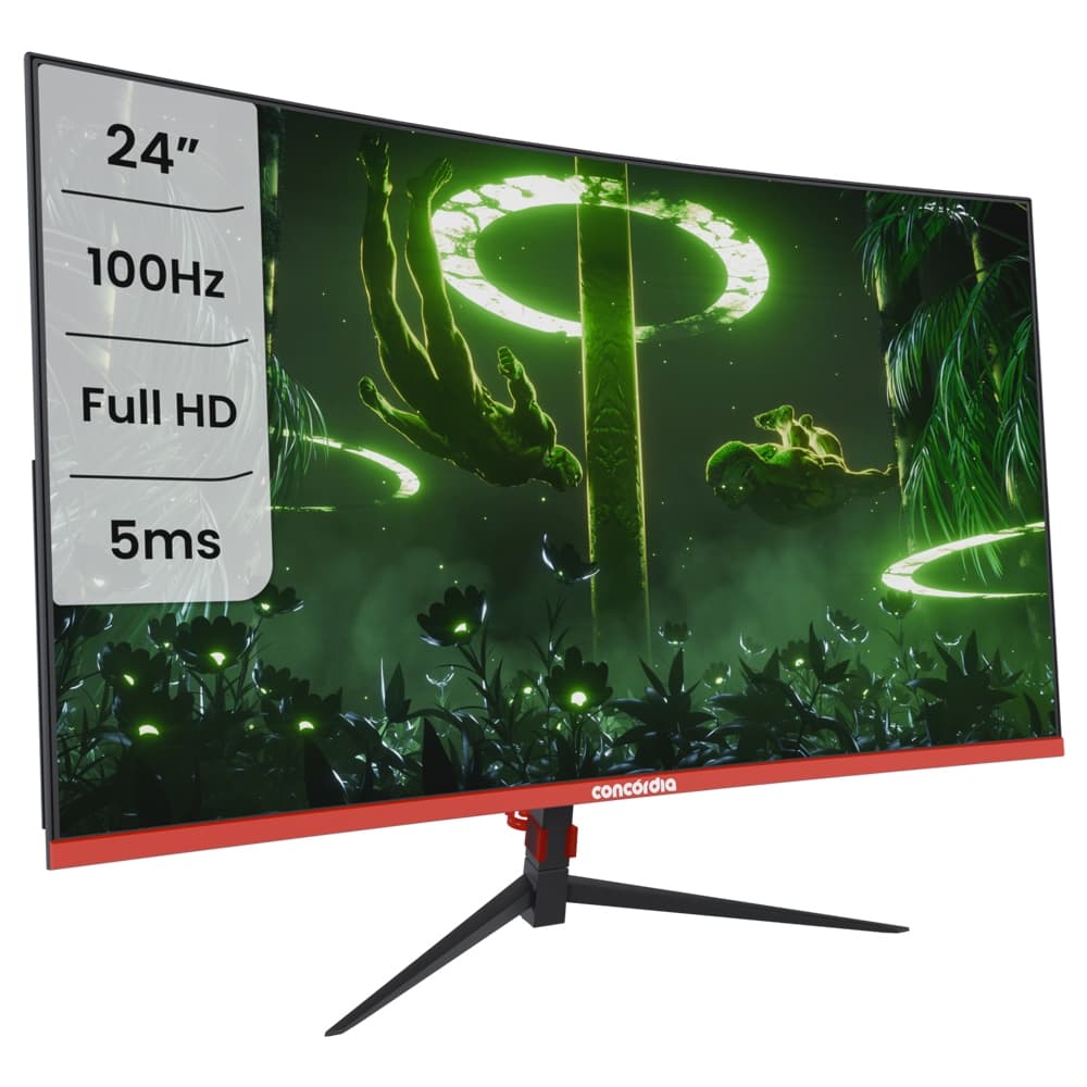 Monitor Gamer Curvo CZ238F Concórdia 23.8" 100hz LED Full HD HDMI VGA SRGB 99%