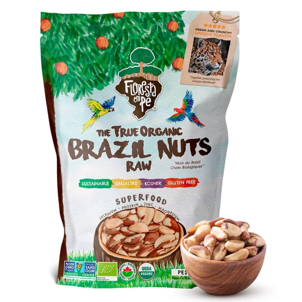 Castanha-do-Pará Orgânica 1kg Inteira Premium Crua [COM ATM] – Floresta em Pé