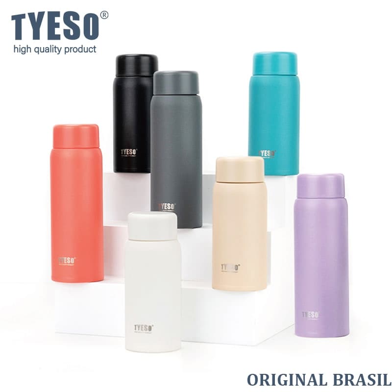 Garrafa Térmica Pequena TYESO Mini Garrafa Térmica 200ml de Bolso Design Fofo e Portátil para Viagem