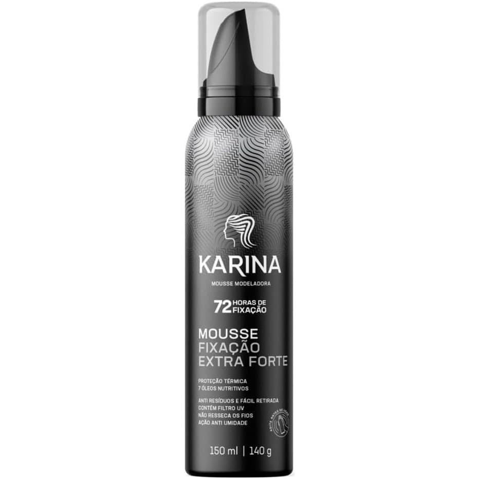 Mousse Fixação Karina Extra Forte Com 150ml