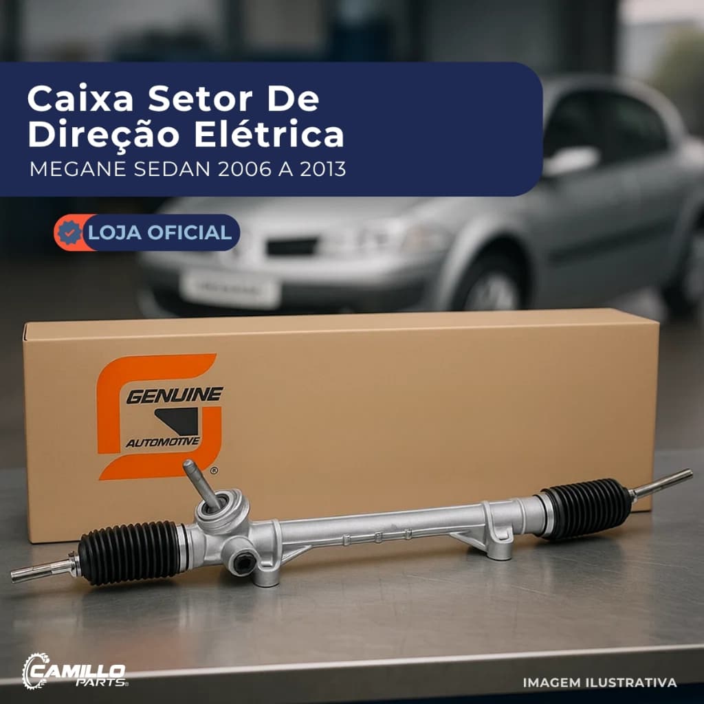 Caixa Direcao Eletrica Megane Grand Tour Scenic 2006 2013 Alto Desempenho Durabilidade
