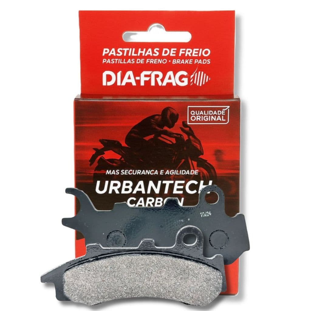 Pastilha de Freio Dianteira Cg 160 Titan / Cg 160 Fan Combi Brake 2018-2024 Diafrag
