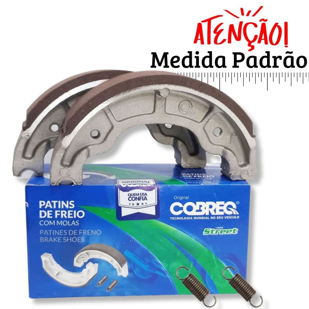 Lona de Freio Ybr 125 / Xtz 125 / Virago 250 / Rd 125 / Dt 200 / Crypton 105 Cobreq