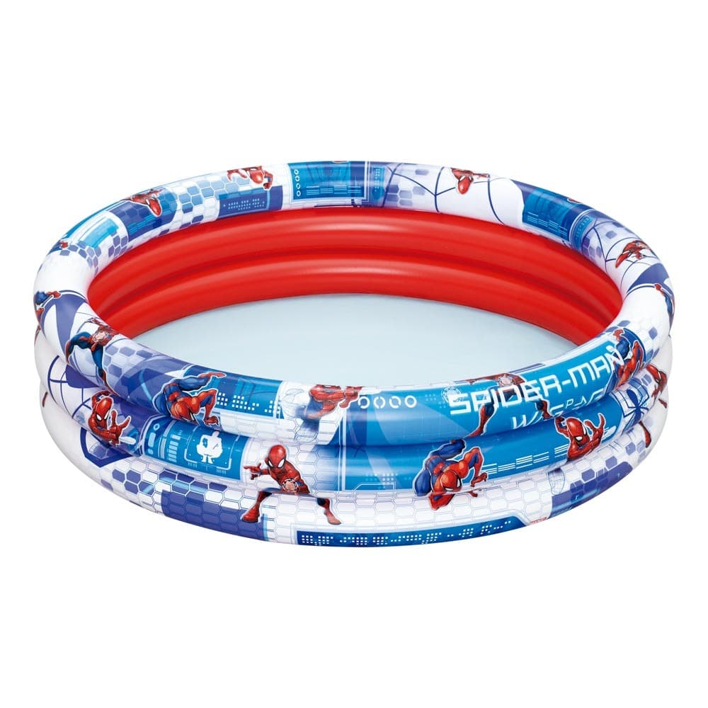 Piscina Inflável Homem-aranha 200L 3 Anéis 120x30cm Mor