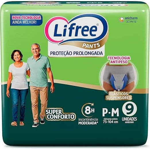 Lifree Fralda-Calça S Conforto Regular P/M9