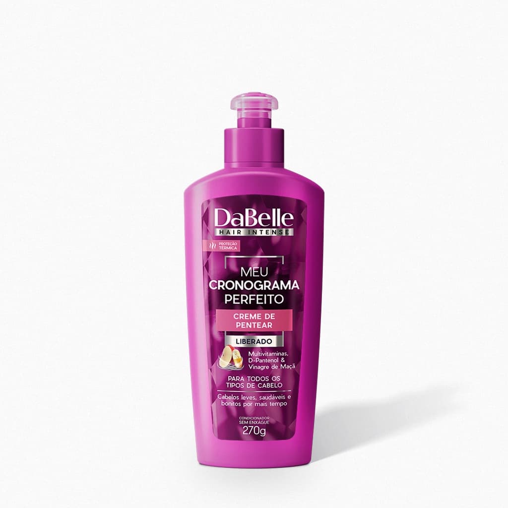 Creme para Pentear Meu Cronograma Perfeito DaBelle Hair 270g