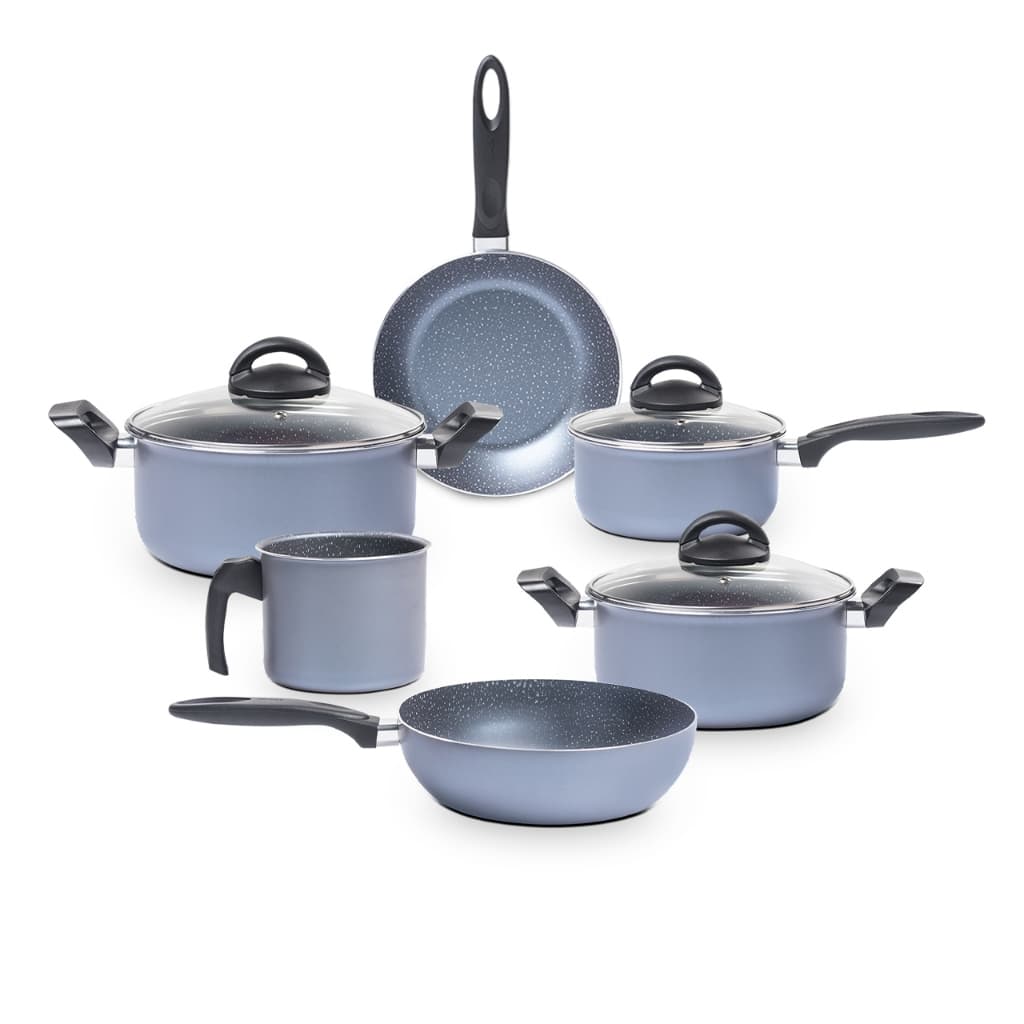 Jogo de Panelas Brinox Antiaderente Ceramic Life 6 Peças Suprema Jeans