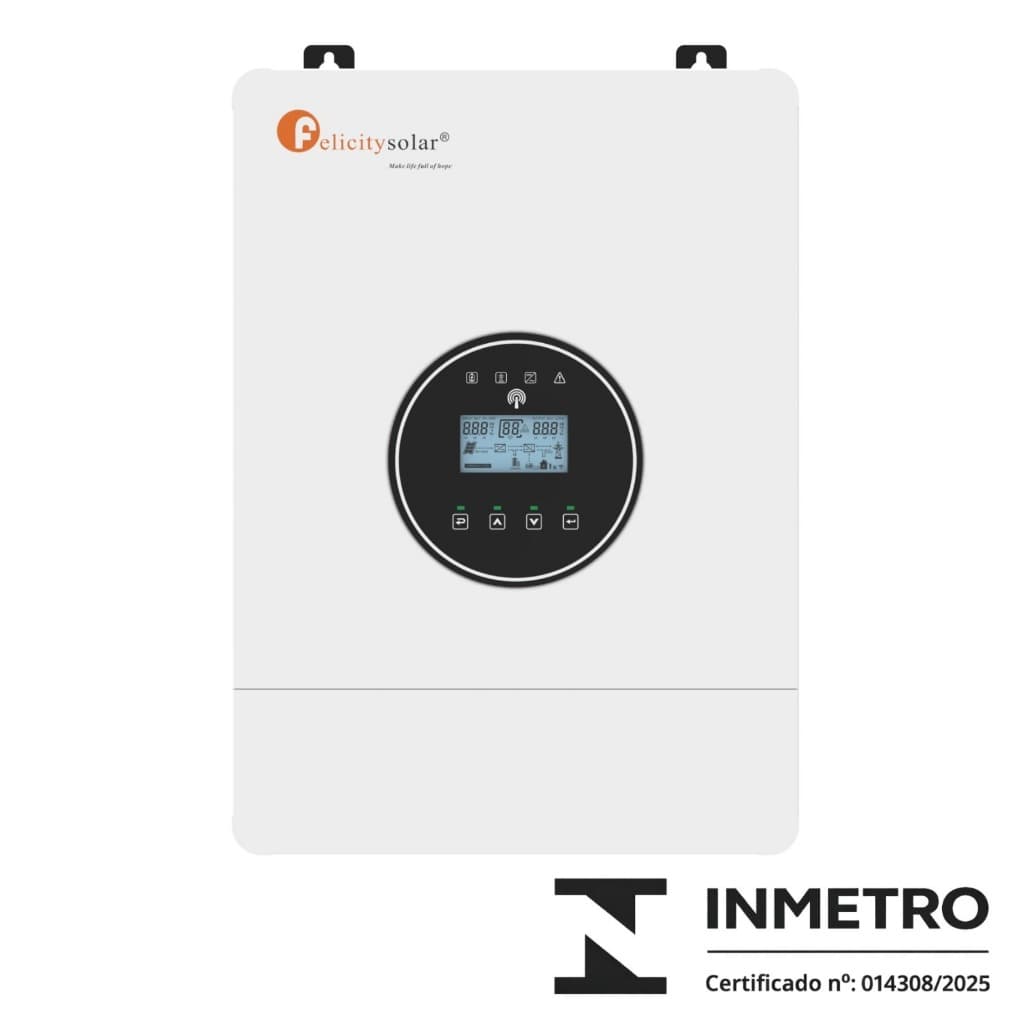 Felicity Solar Inversor Hibrido 4000w-24v 220v-mppt 100a Wifi integrado