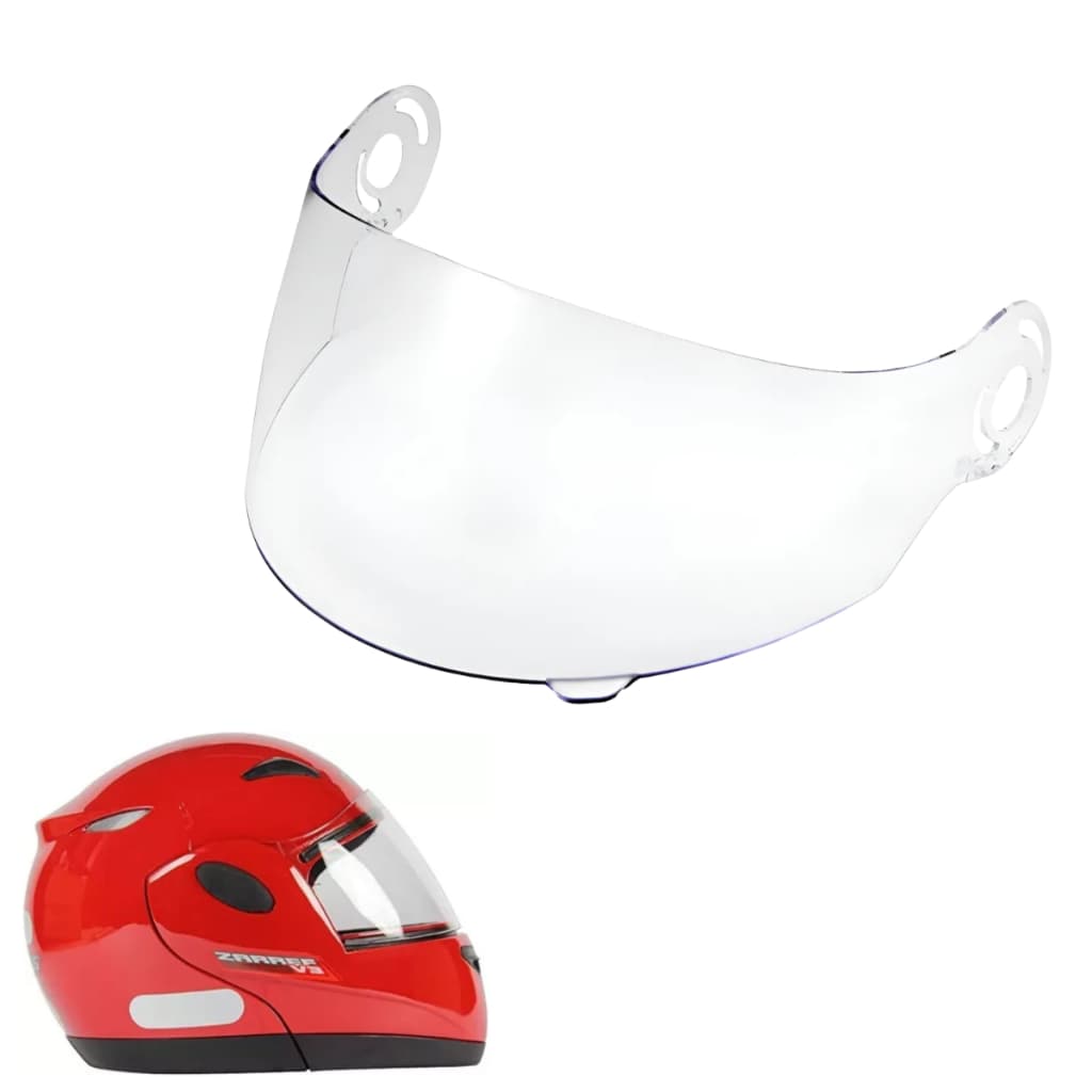 Viseira Capacete Taurus Zarref V2 V3 V4 Cristal ou Fumê Modelo Original