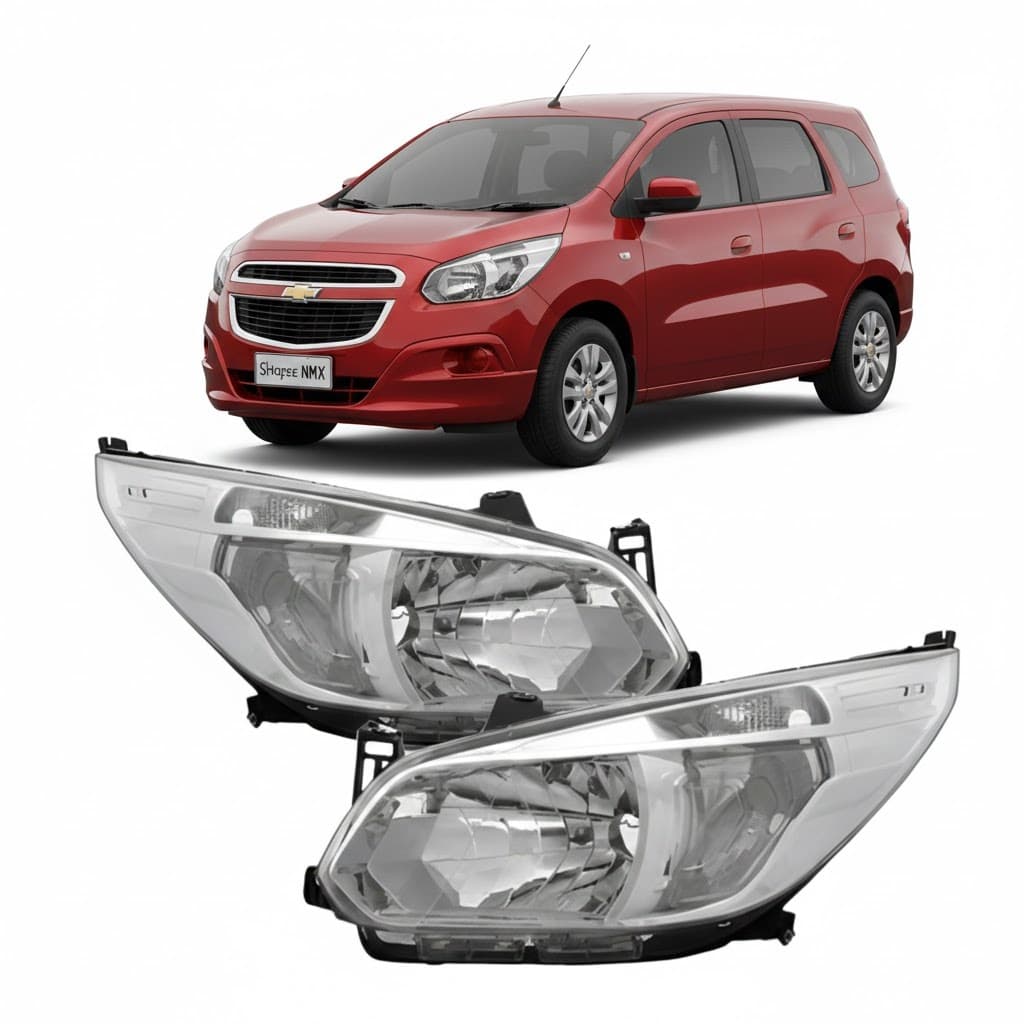 Par Farol Spin 2012 2013 2014 2015 2016 Cromado Manual Sinaleira