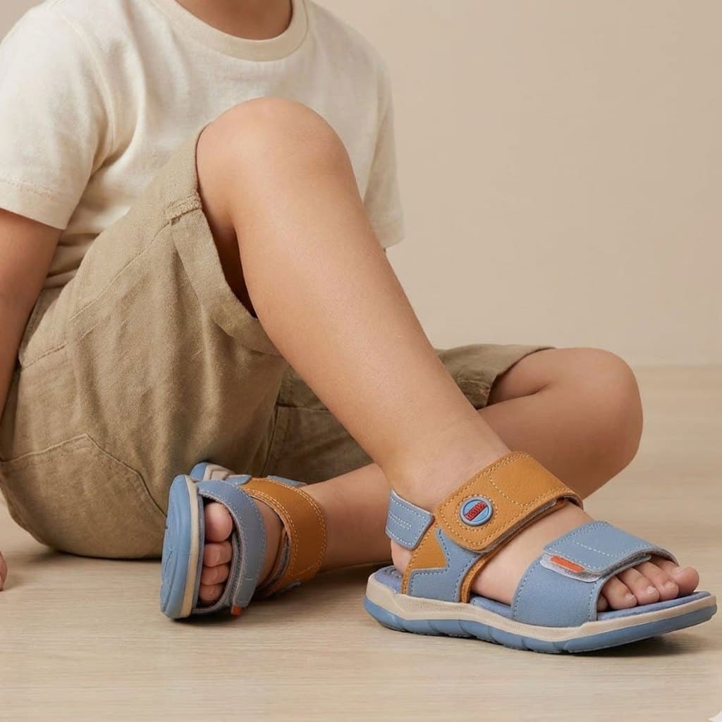Papete Infantil Menino Casual Klin Anatômica Leve Confortável Resistente Voltas as Aulas- Azul
