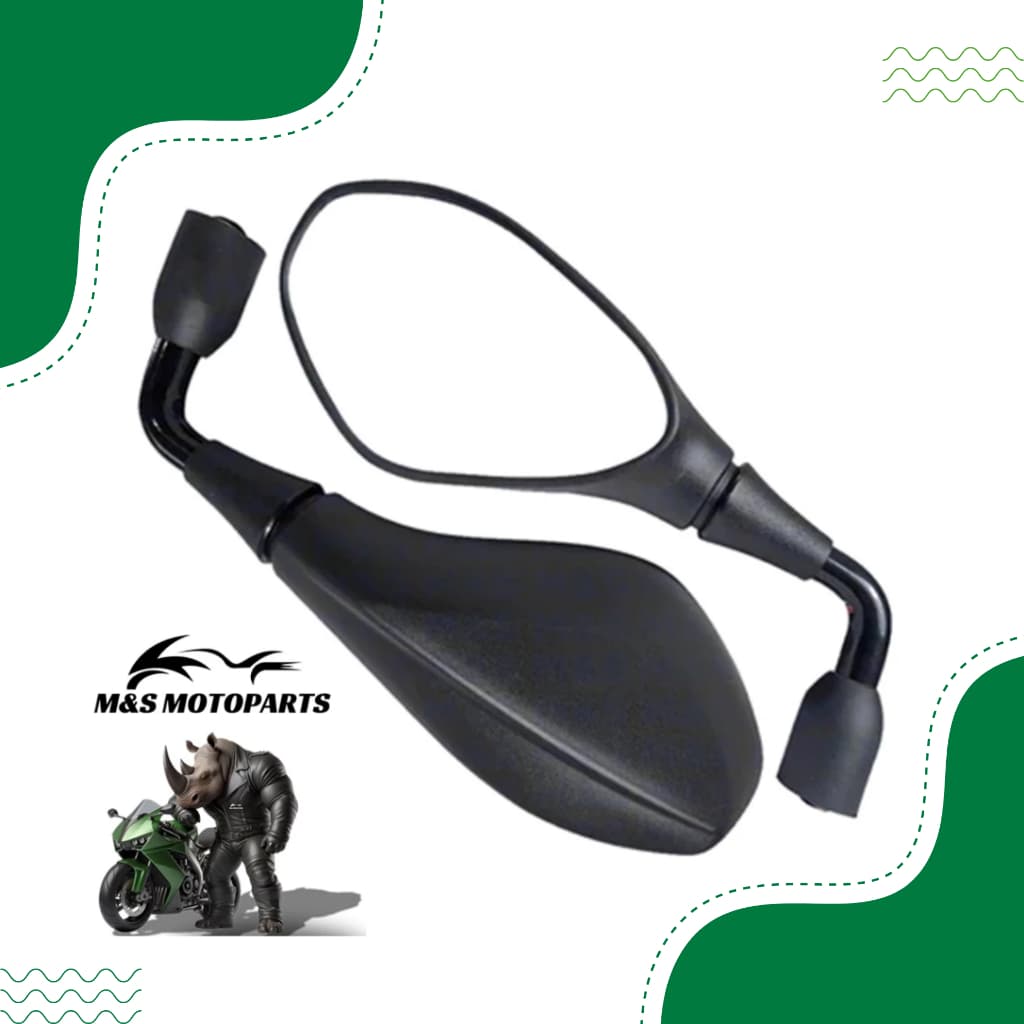 Retrovisor Bmw F800 Haste Curta Rebaixada 90° Convexa Honda PAR