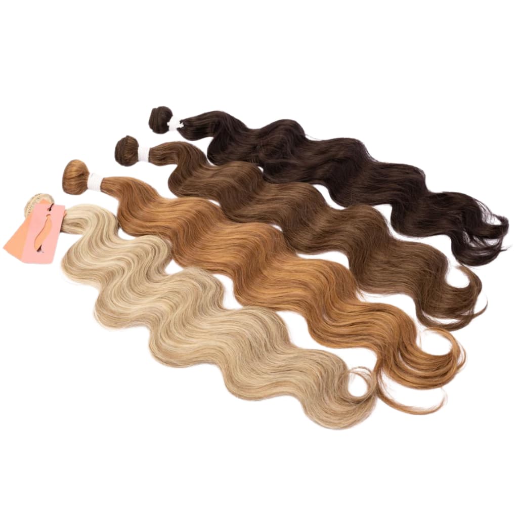 Cabelo do Futuro Ondulado Na Tela 65cm 100g Mega Hair 8Cores