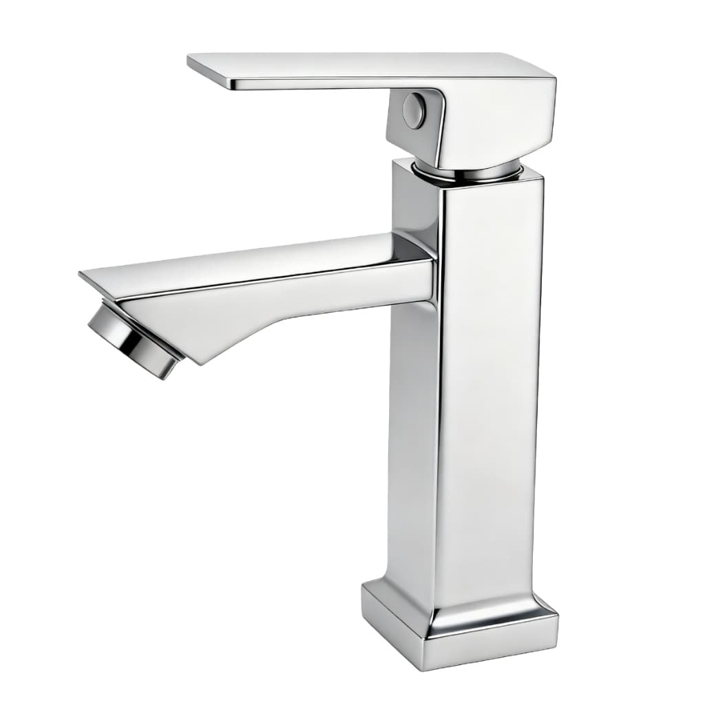 Torneira Banheiro Monolux Inox Cromada Bica Baixa Bancada Prateado Cromado