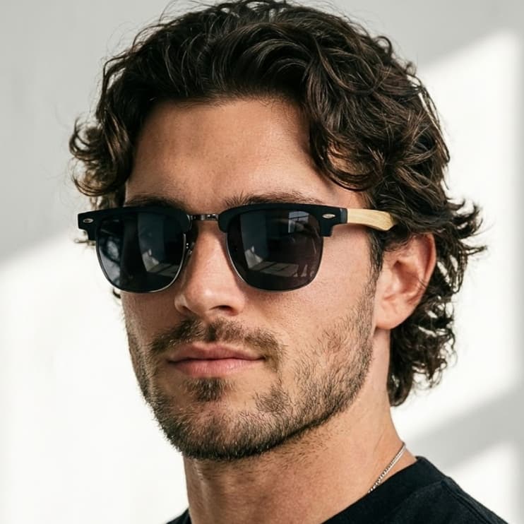 Óculos de Sol Lyon Club Premium Classico Retro Tendencia Vintage Master uv400 Masculino Feminino