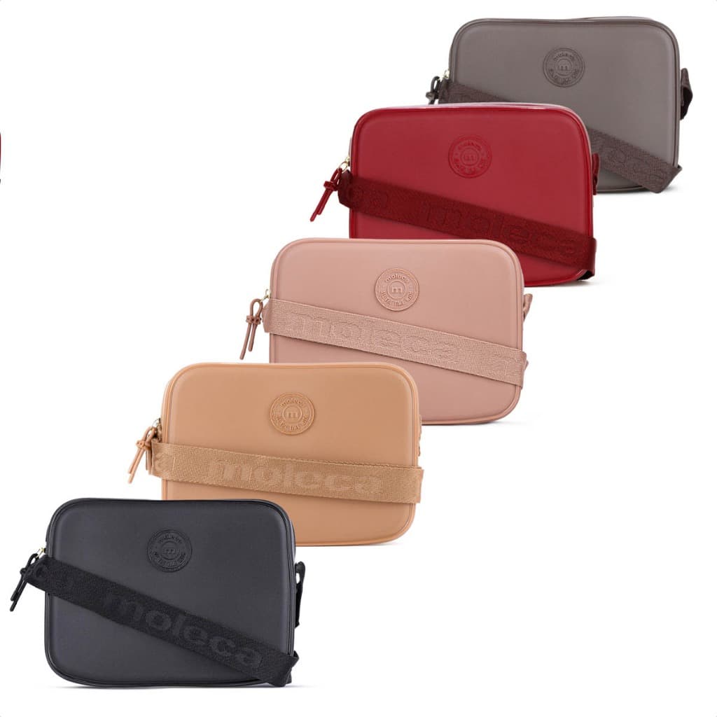 Bolsa Moleca Transversal Retangular Feminino Moderna Lançamento Estilo Versátil Moda