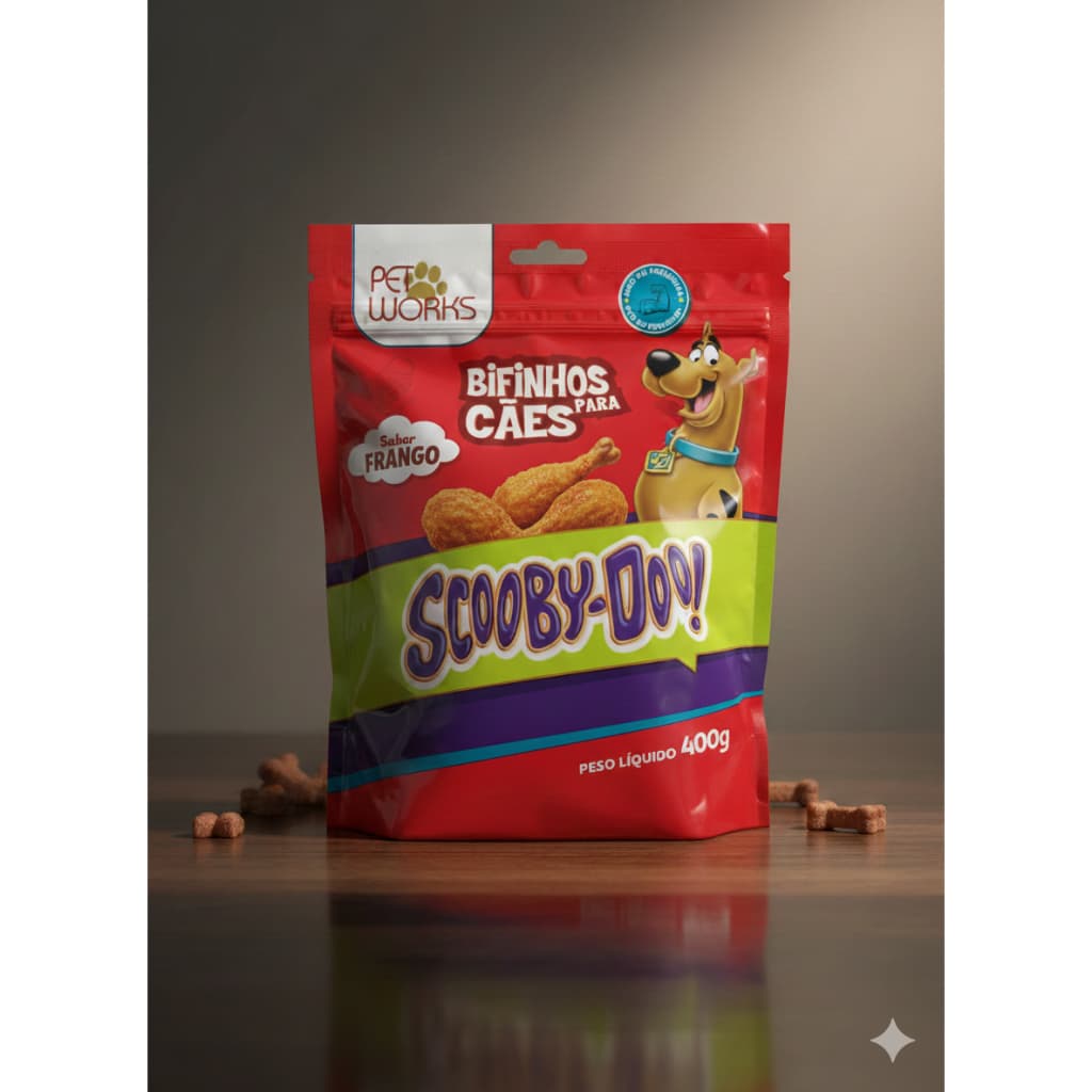 Petisco Bifinho Snack Cachorro Scooby Doo 400g